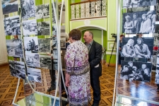 Открытие выставки, посвящённой юбилею Валентина Распутина в Иркутском драмтеатре